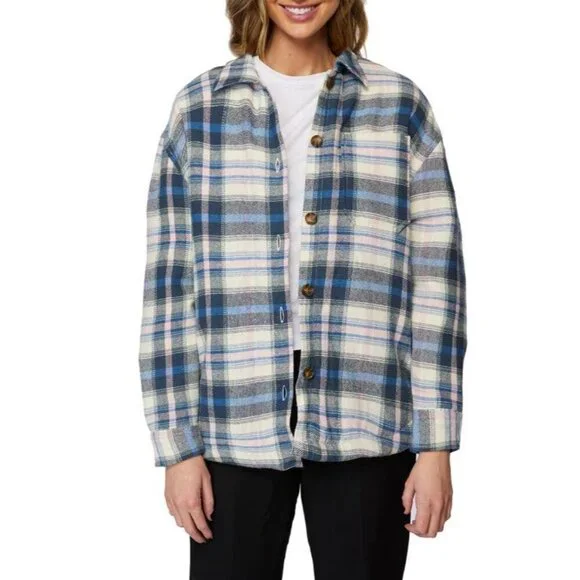 O’Neill Sherpa Lined Flannel Shirt Jacket Size S - Picture 3 of 10
